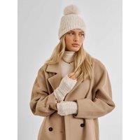 Katie Loxton Cable Knit Handwarmer Gloves Cream