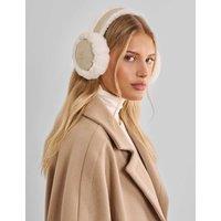 Katie Loxton Faux Suede Earmuffs Cream Mix
