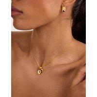 Katie Loxton September Birthstone Lapis Lazuli Necklace Gold Mix