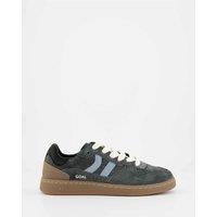 Coolway Goal Suede Lace Up Trainers Navy