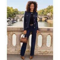 SOSANDAR Mid Rise Wide Leg Jeans Dark Indigo