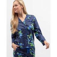 Cyberjammies Cotton Modal Fruit Print Pyjama Top Navy Mix