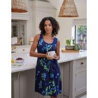 Cyberjammies Cotton Modal Berry Print Nightie Navy Mix