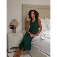 Cyberjammies Jersey Round Neck Nightdress Dark Green
