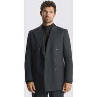 MOSS Relaxed Fit Flannel Stretch Suit Jacket Charcoal