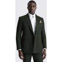 MOSS Slim Fit Double Breasted Suit Jacket Khaki