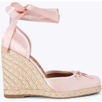 Steve Madden Varina Satin Wedge Sandals Pink