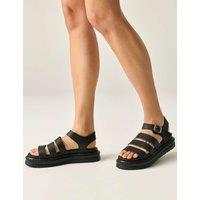 Regatta Porto Strappy Flat Sandals Black