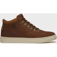 Timberland Lisbon Hill Round Toe Leather Trainers Light Brown