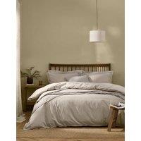 YARD Pure Cotton Percale Hebden Bedding Set Grey