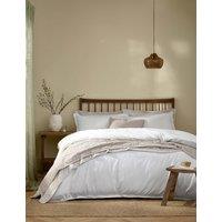 YARD Pure Cotton Percale Hebden Bedding Set White