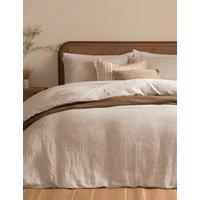YARD Perrie Leaf Pure Cotton Muslin Bedding Set Natural Mix