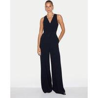 Jigsaw Sleeveless Tailored Jumpsuit Navy