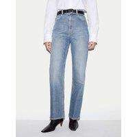 Jigsaw High Waisted Slim Fit Jeans Mid Blue
