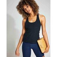 Beyond Yoga Spacedye Step Up Racer Back Vest Top Black
