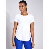 Beyond Yoga Featherweight On The Down Low Relaxed Top White