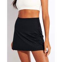 Girlfriend Collective Mini Skort Black