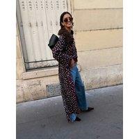Never Fully Dressed Animal Print Relaxed Fit Cardigan Brown Mix
