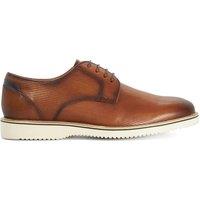 Dune London Leather Textured Casual Shoes Tan