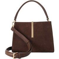 Dune London Suede Grab Bag Brown