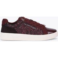 Kurt Geiger Glitter Trainers Red