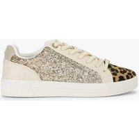Kurt Geiger Animal Print Trainers White