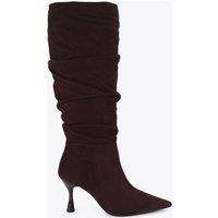 Kurt Geiger Suede Pointed Knee High Boots Brown