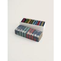 Seasalt Cornwall 7 Pack Striped Sailor Socks Gift Box Multi