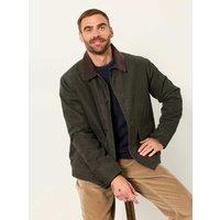 FatFace Canvas Barn Jacket Khaki