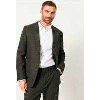 FatFace Witley Wool Rich Blazer Dark Green