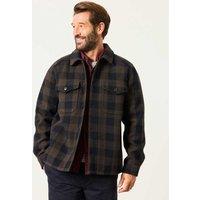 FatFace Wool Rich Overshirt Khaki Mix