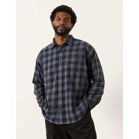 FatFace Pure Cotton Check Shirt Blue Mix