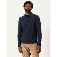 FatFace Pure Cotton Pique Polo Shirt Navy