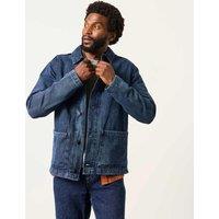 FatFace Denim Worker Jacket Indigo