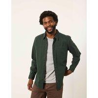 FatFace Corduroy Textured Shirt Dark Green
