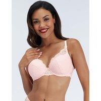 Boux Avenue Amber Lace Wired Plunge Bra (B-G) Light Pink