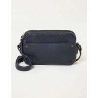 FatFace Faux Leather Cross Body Bag Navy
