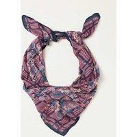 FatFace Woven Floral Scarf Pink Mix