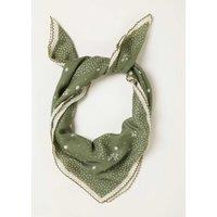 FatFace Printed Scarf Green Mix