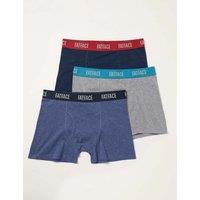 FatFace 3pk Cotton Stretch Boxers Multi