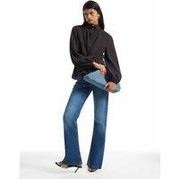 River Island Funnel Neck Jacket Chocolate