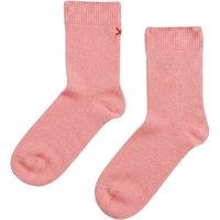 Chinti & Parker Wool Rich Ankle High Socks Light Pink