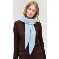 Chinti & Parker Lightweight Merino Wool Triangle Scarf Light Blue