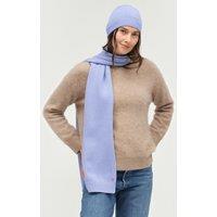 Chinti & Parker Wool Rich With Cashmere Knitted Scarf Light Blue