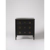 Swoon Reyna 3 Drawer Mango Wood Drawer Chest Black