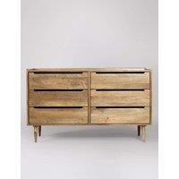 Swoon Southwark Mango Wood 6 Drawer Chest Light Brown