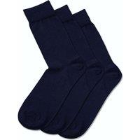 Charles Tyrwhitt 3pk Cushioned Cotton Rich Socks Navy