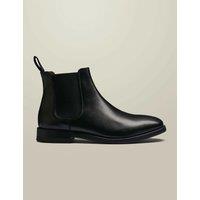 Charles Tyrwhitt Leather Chelsea Boots Black