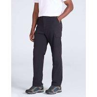 Mountain Warehouse Delta UV Max Fleece Lined Trekking Trousers Black