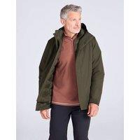 Mountain Warehouse Alaskan 3 in 1 Waterproof Jacket Khaki